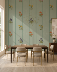 Bahaar Striped Wallpaper