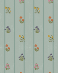 Bahaar Striped Wallpaper