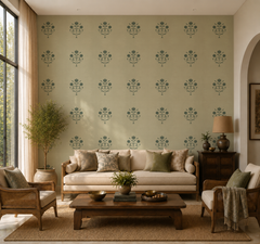 Floral Butti Wallpaper