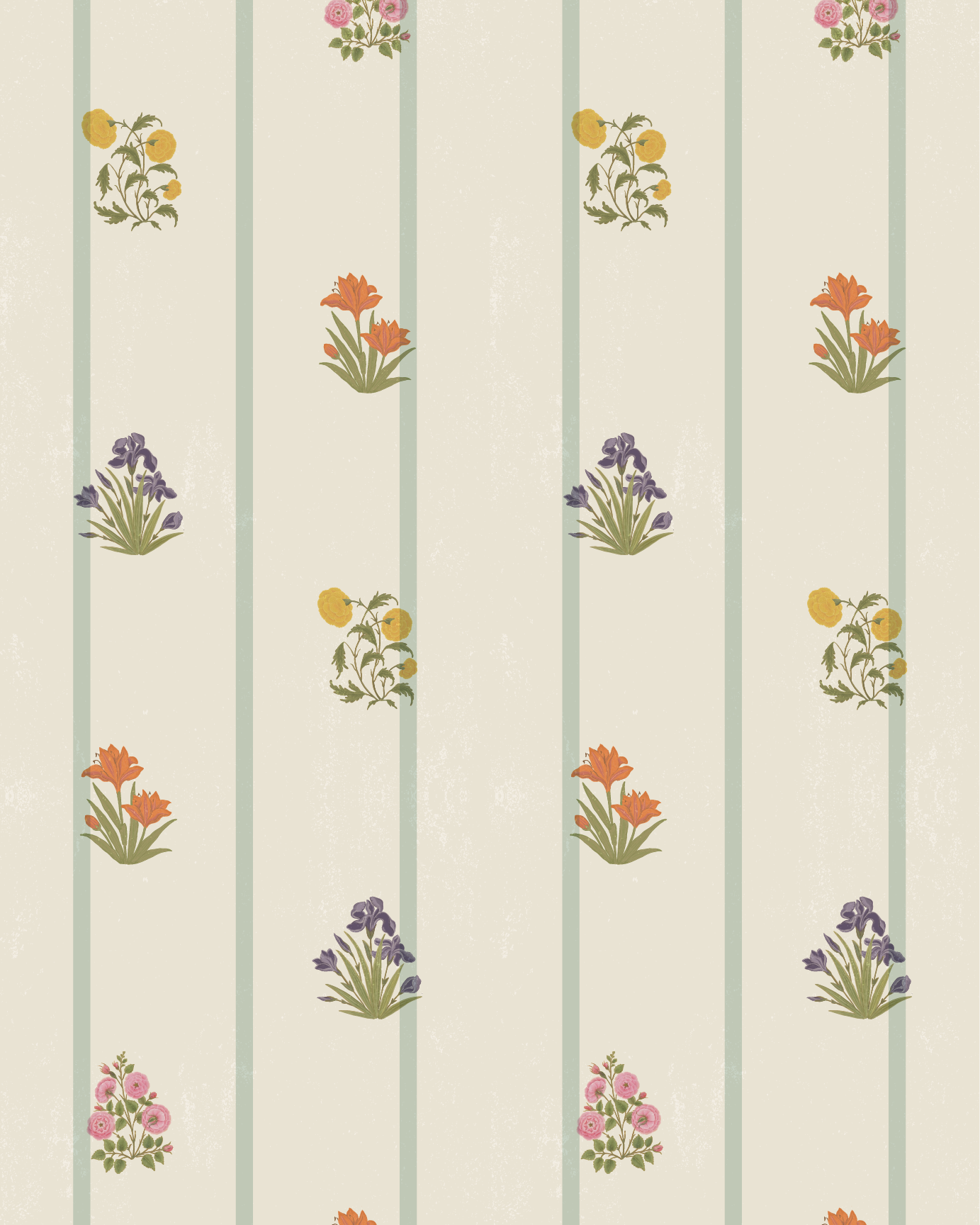 Bahaar Striped Wallpaper