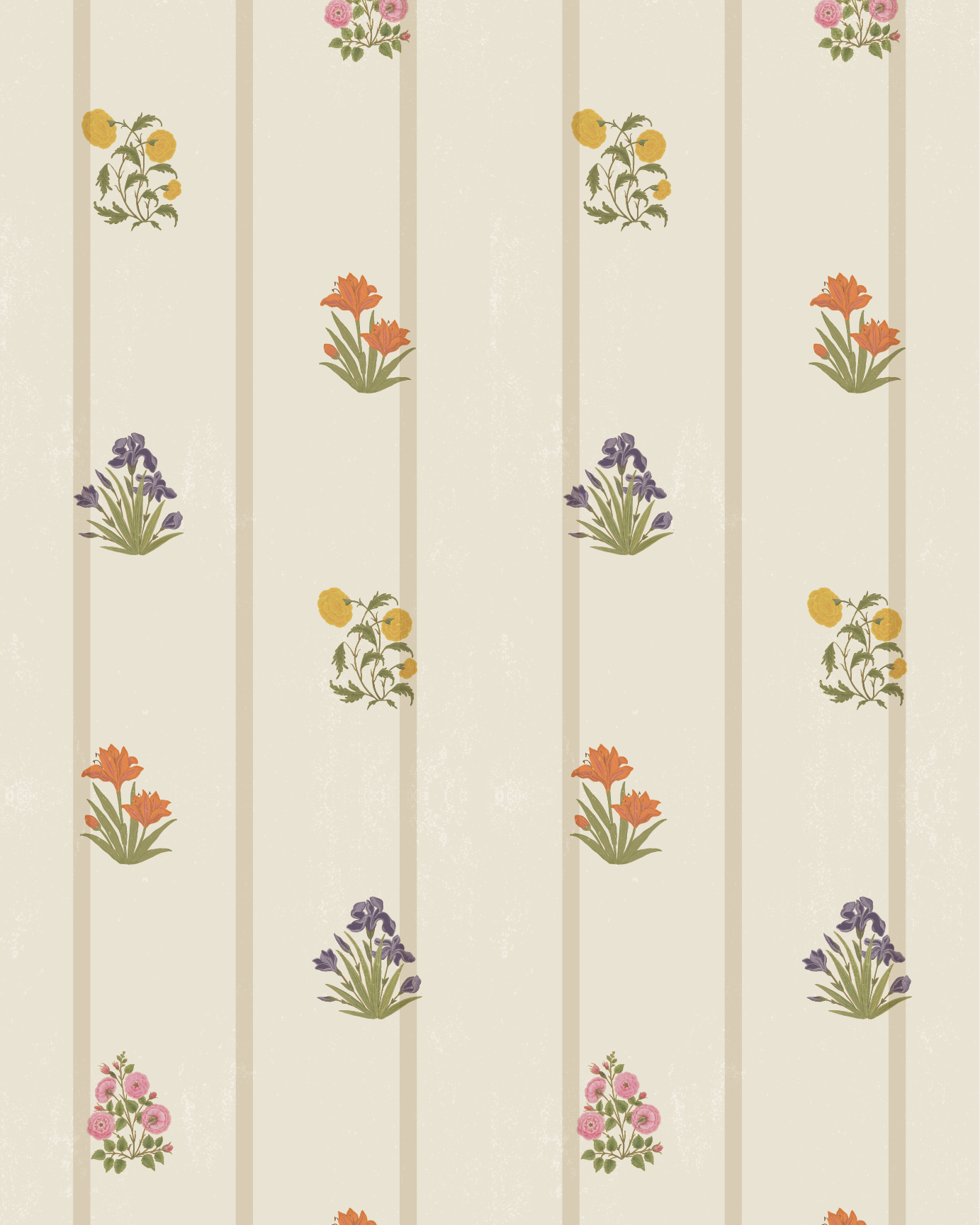 Bahaar Striped Wallpaper